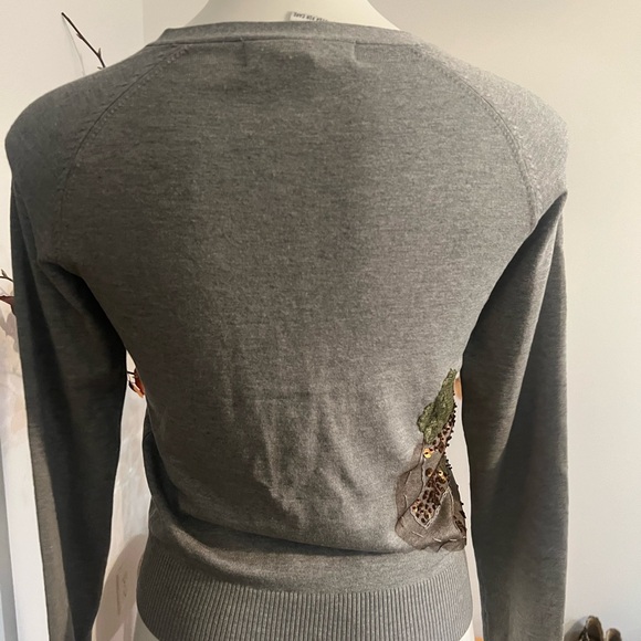 Brand new cardigan with beading and lace - Picture 3 of 4